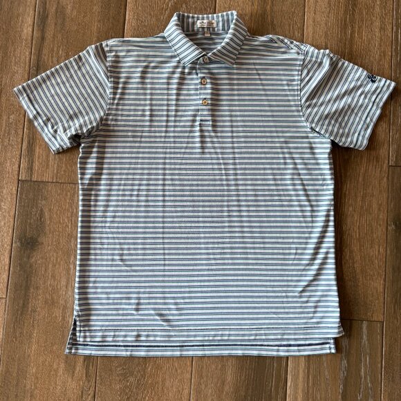 Peter Millar Men's Summer Comfort Chase Performance polo size Large - Picture 4 of 11
